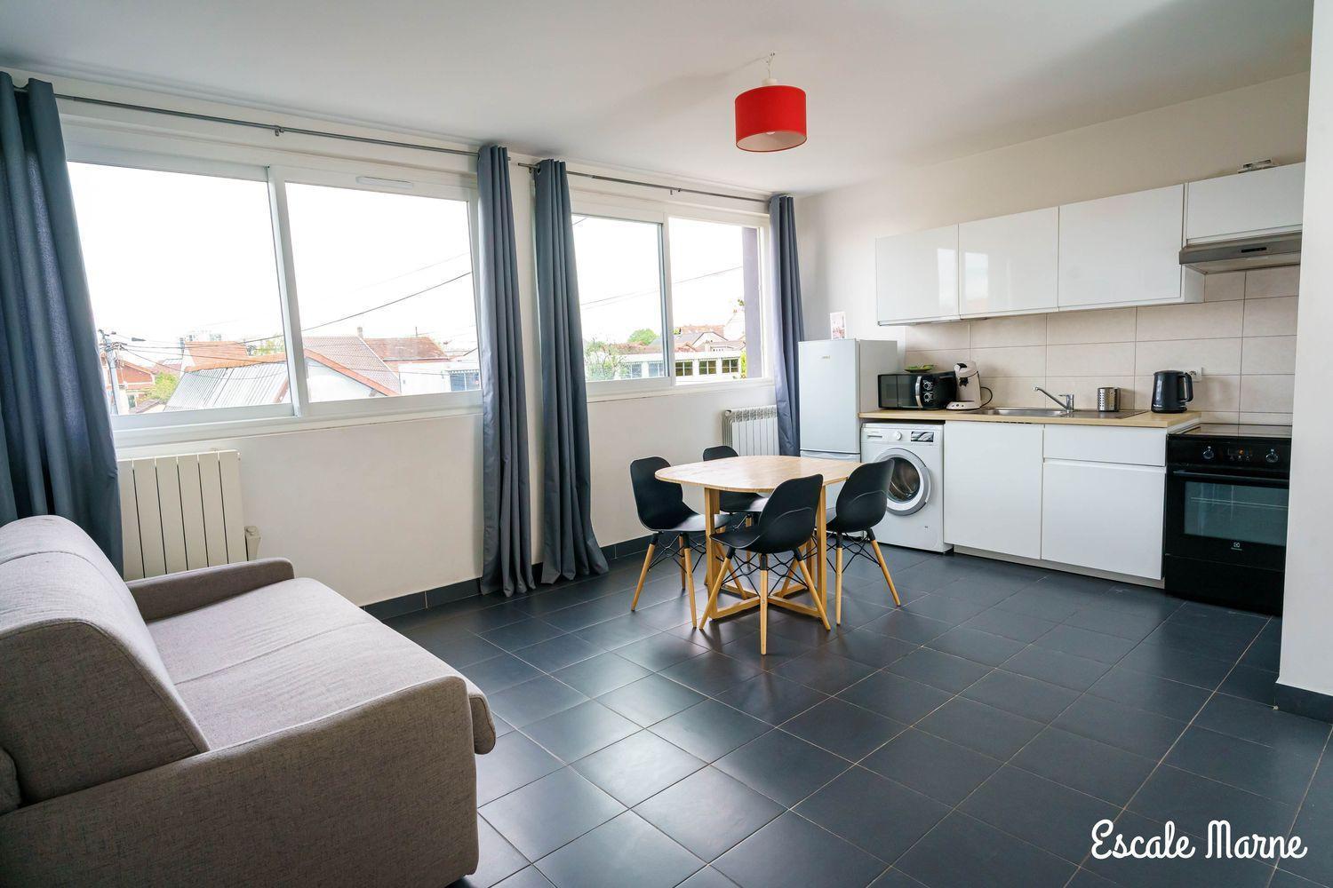 Escale-Marne Fr - 102 - Free Parking - Free Luggage Storage - All Equipped - Linen Included - Washing Machine - 10Mn Walk Metro 8 - Rer A - Panoramic View - From 1 To 4 Guests 迈松阿尔福 外观 照片