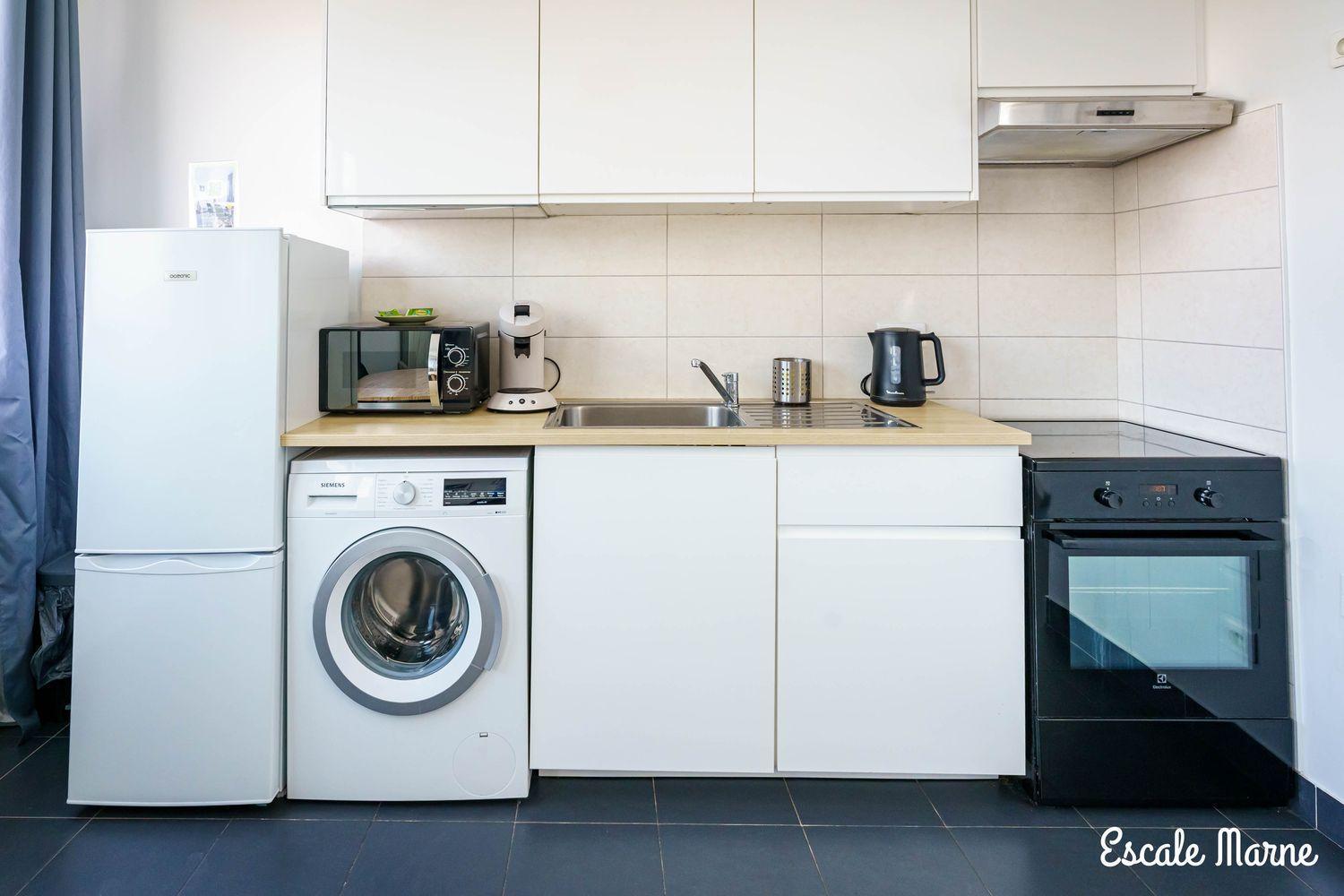 Escale-Marne Fr - 102 - Free Parking - Free Luggage Storage - All Equipped - Linen Included - Washing Machine - 10Mn Walk Metro 8 - Rer A - Panoramic View - From 1 To 4 Guests 迈松阿尔福 外观 照片